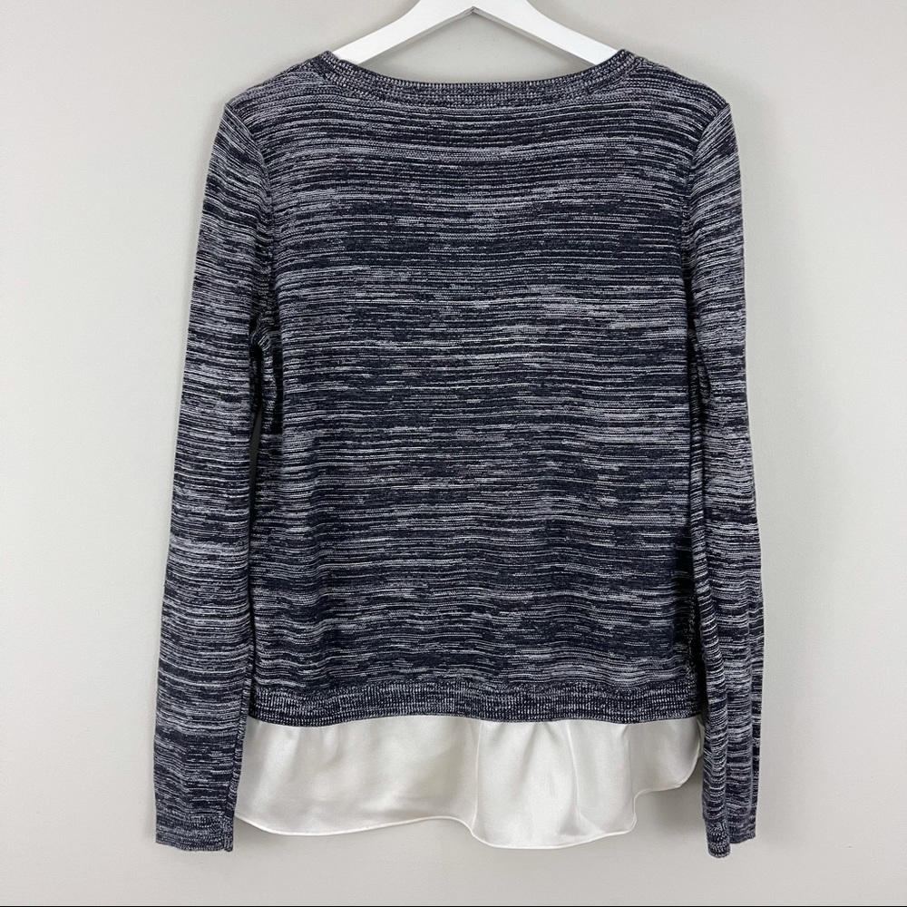 Ann Taylor LOFT Stripe Marled Sweater - Picture 6 of 6